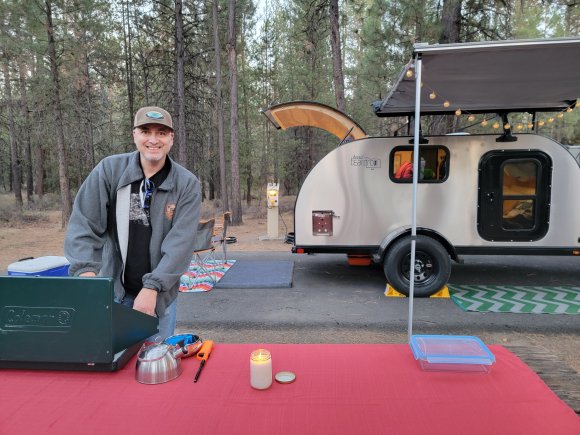 Bend Teardrop Trailer at La Pine State Park